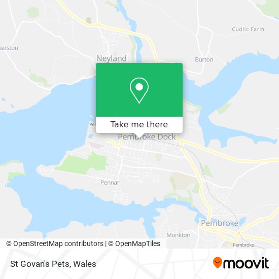 St Govan's Pets map