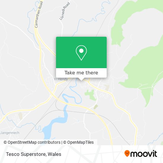 Tesco Superstore map