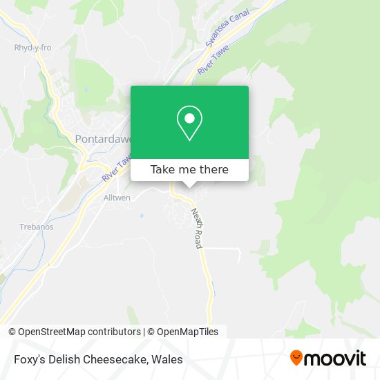 Foxy's Delish Cheesecake map