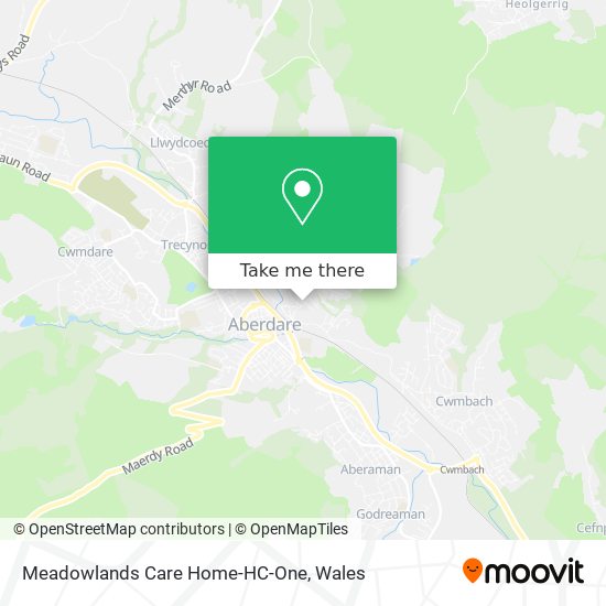 Meadowlands Care Home-HC-One map