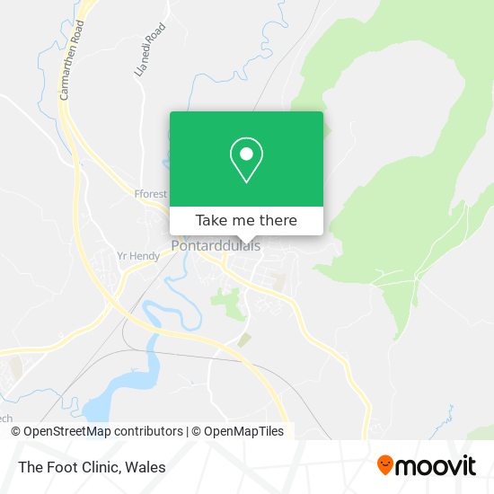 The Foot Clinic map