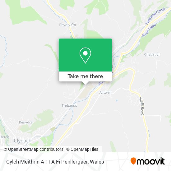 Cylch Meithrin A TI A Fi Penllergaer map