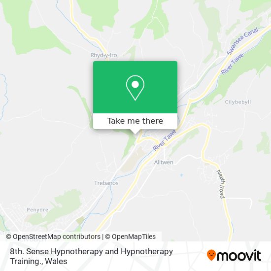 8th. Sense Hypnotherapy and Hypnotherapy Training. map