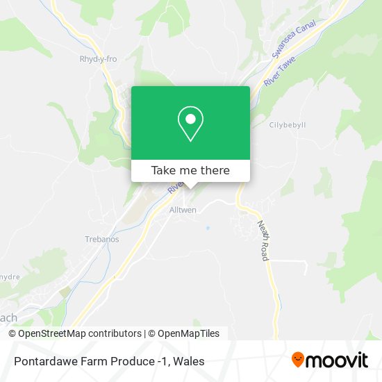 Pontardawe Farm Produce -1 map