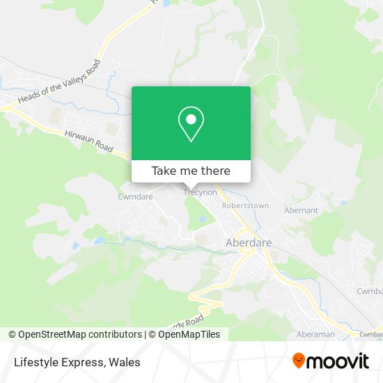 Lifestyle Express map