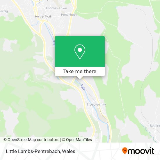 Little Lambs-Pentrebach map