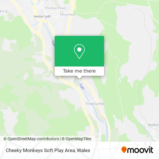 Cheeky Monkeys Soft Play Area map