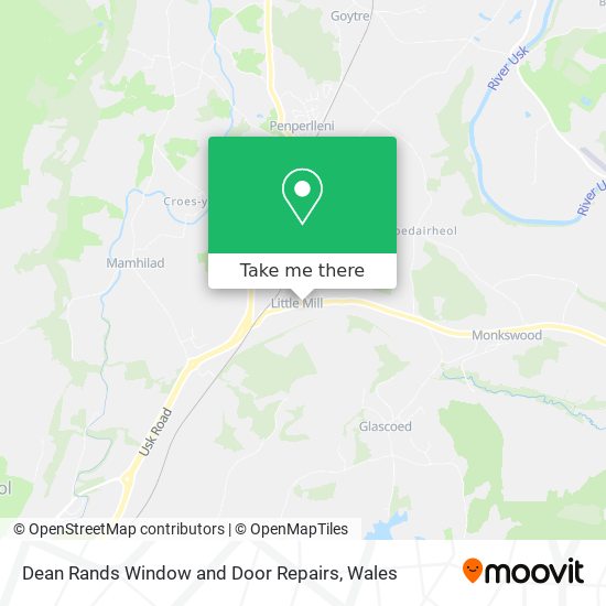Dean Rands Window and Door Repairs map