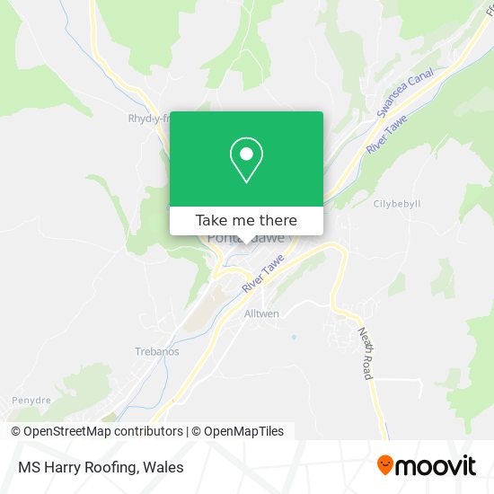 MS Harry Roofing map