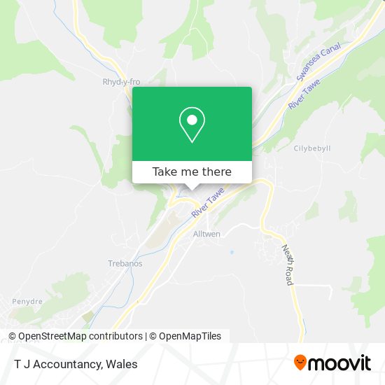 T J Accountancy map