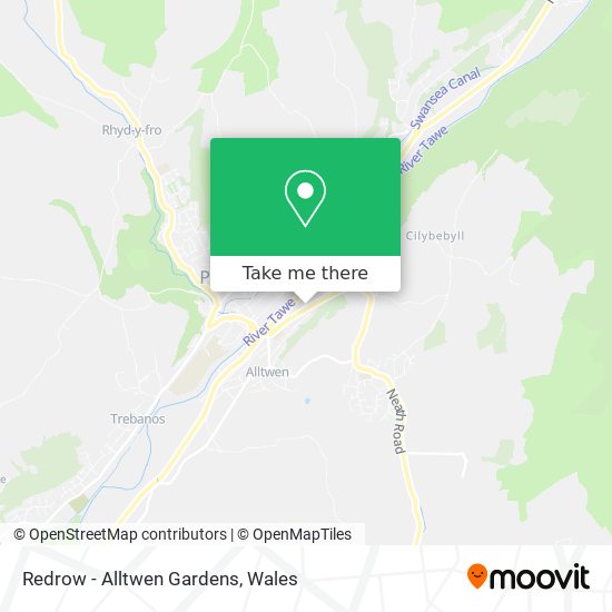 Redrow - Alltwen Gardens map