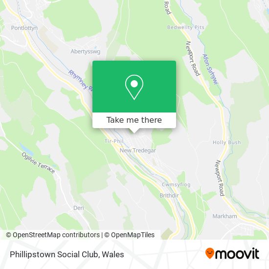 Phillipstown Social Club map