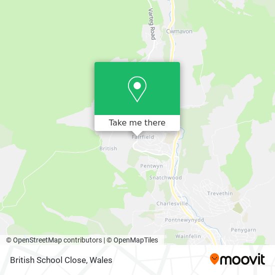 British School Close map