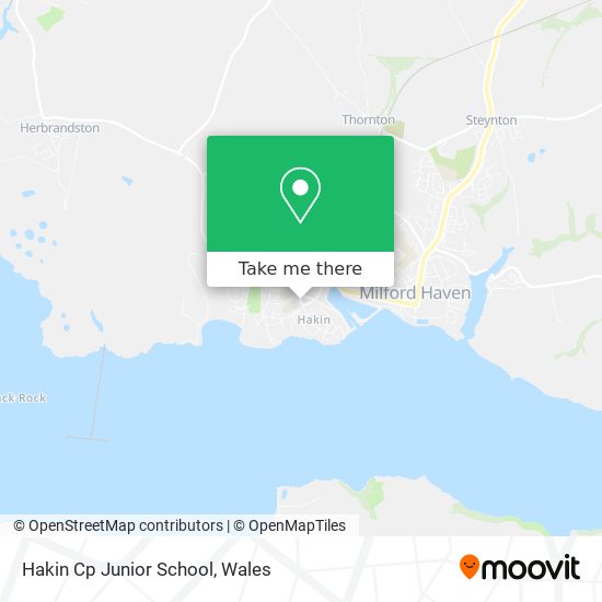 Hakin Cp Junior School map