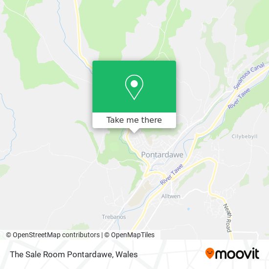 The Sale Room Pontardawe map