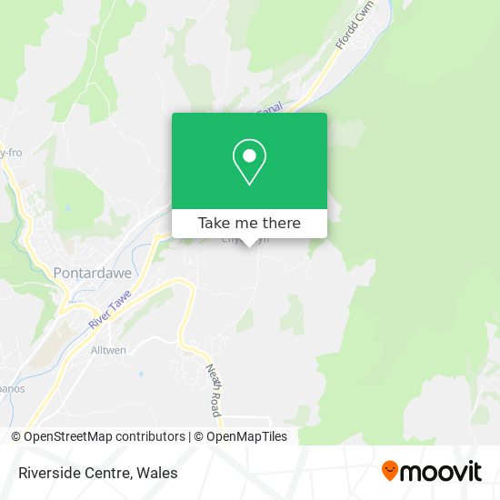Riverside Centre map
