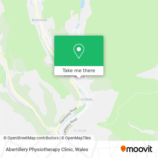 Abertillery Physiotherapy Clinic map