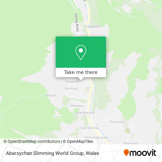 Abersychan Slimming World Group map