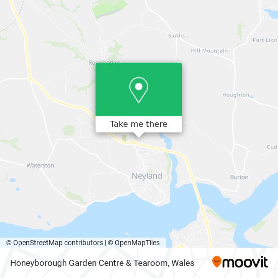 Honeyborough Garden Centre & Tearoom map
