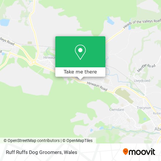 Ruff Ruffs Dog Groomers map