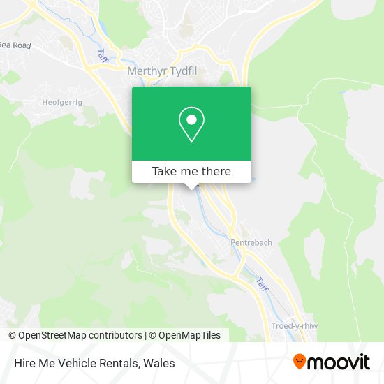 Hire Me Vehicle Rentals map