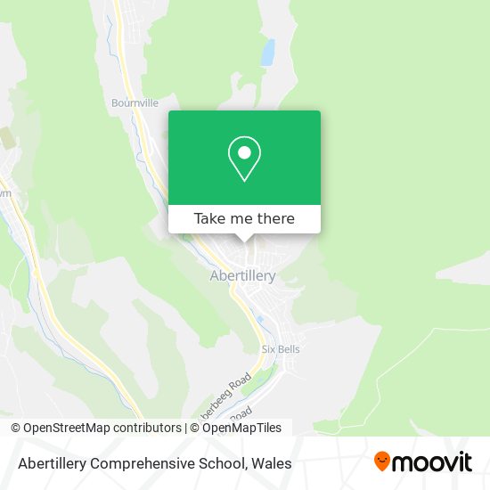 Abertillery Comprehensive School map