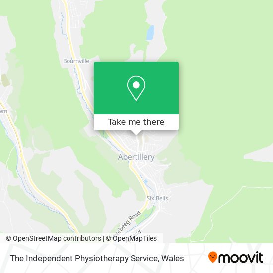 The Independent Physiotherapy Service map