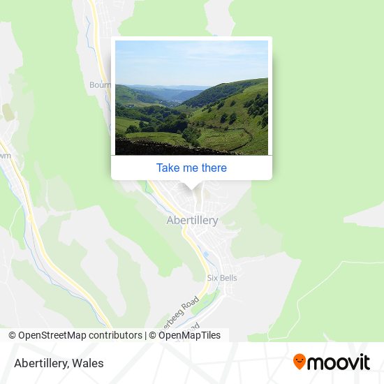 Abertillery map