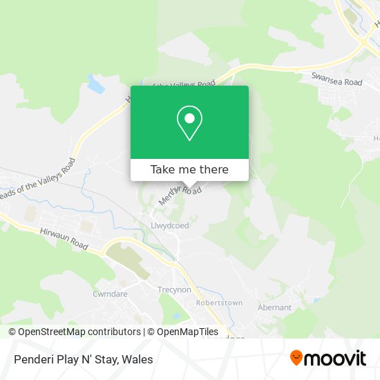 Penderi Play N' Stay map