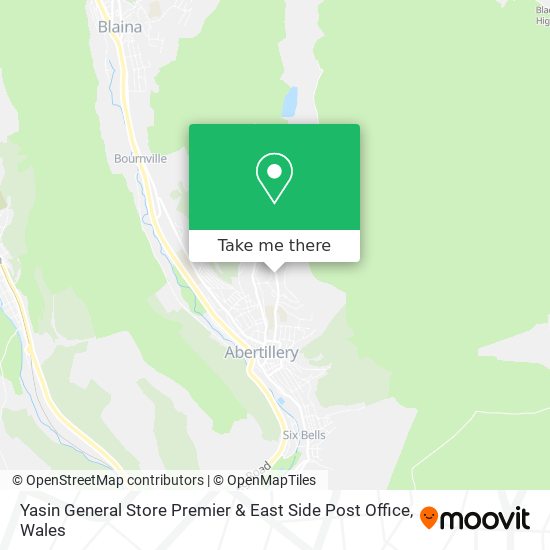 Yasin General Store Premier & East Side Post Office map