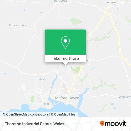 Thornton Industrial Estate map
