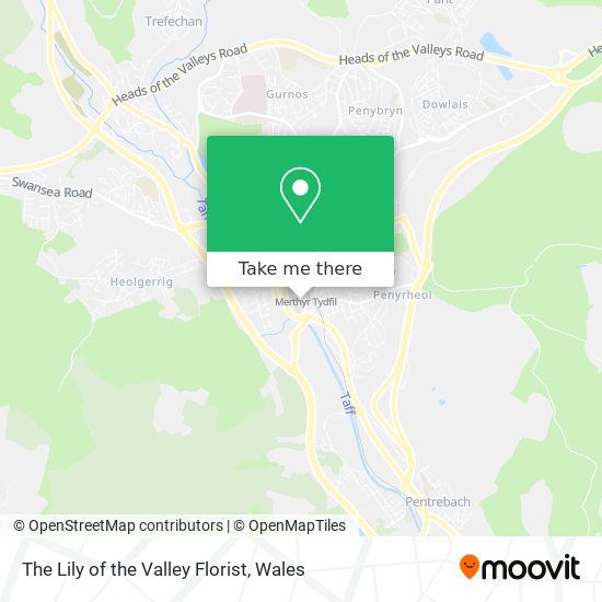 The Lily of the Valley Florist map