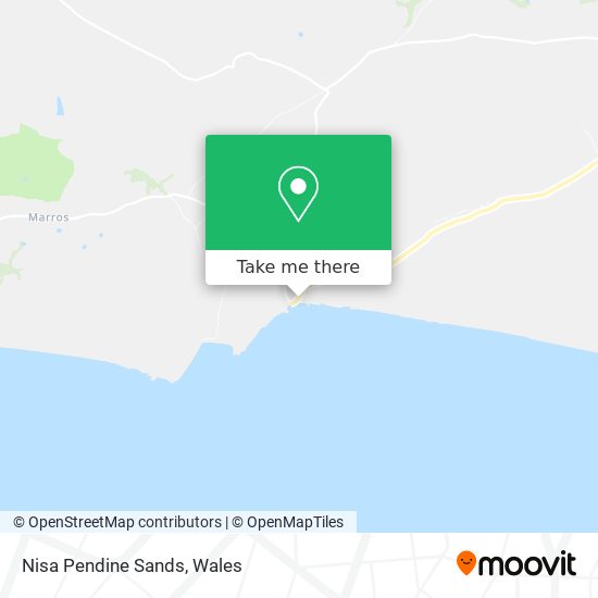 Nisa Pendine Sands map