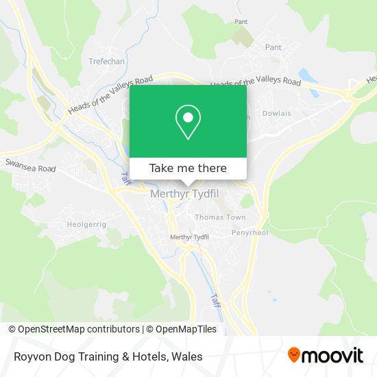 Royvon Dog Training & Hotels map
