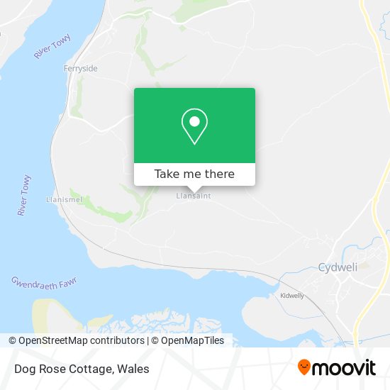Dog Rose Cottage map