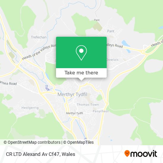 CR LTD Alexand Av Cf47 map