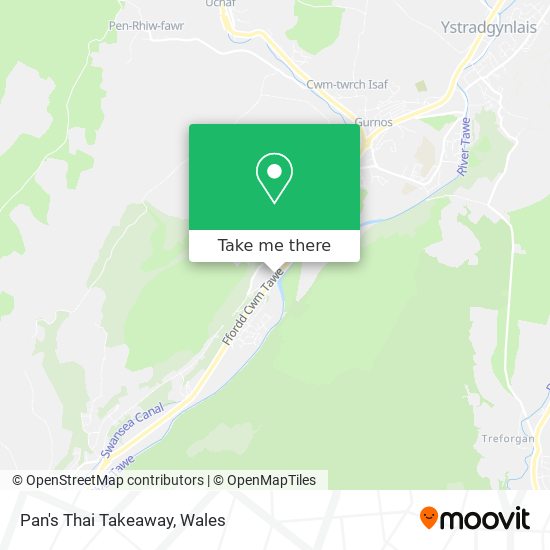 Pan's Thai Takeaway map