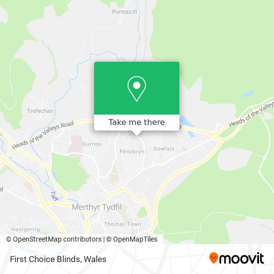 First Choice Blinds map