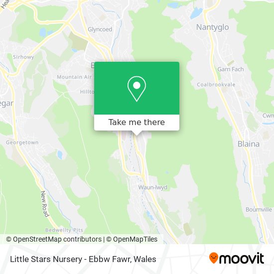 Little Stars Nursery - Ebbw Fawr map
