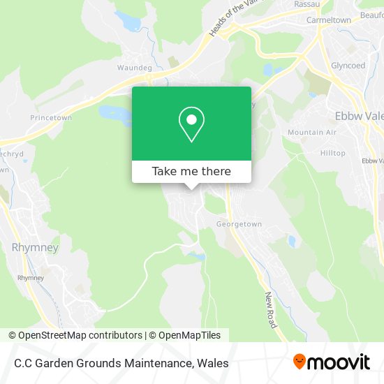 C.C Garden Grounds Maintenance map