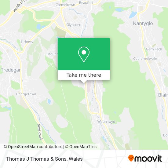 Thomas J Thomas & Sons map