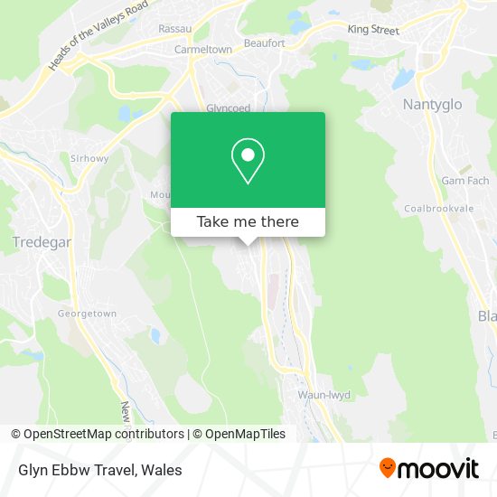 Glyn Ebbw Travel map
