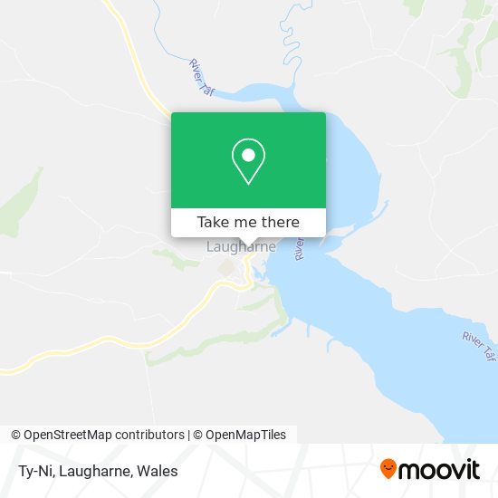 Ty-Ni, Laugharne map
