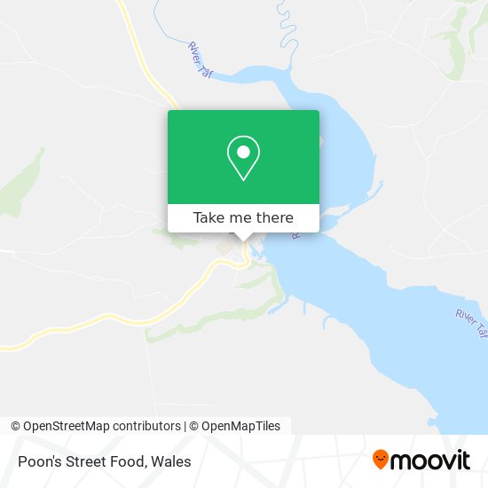 Poon's Street Food map