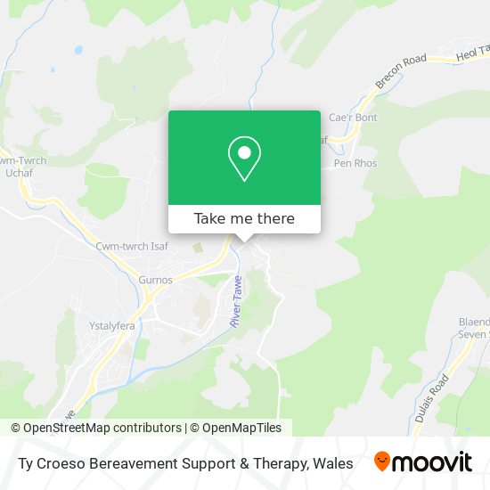 Ty Croeso Bereavement Support & Therapy map