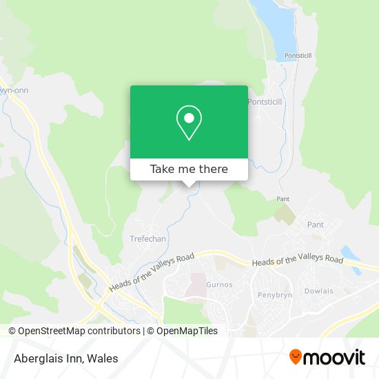 Aberglais Inn map