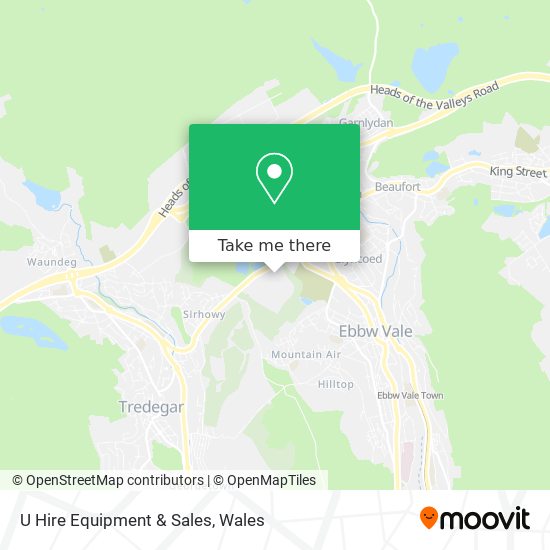 U Hire Equipment & Sales map