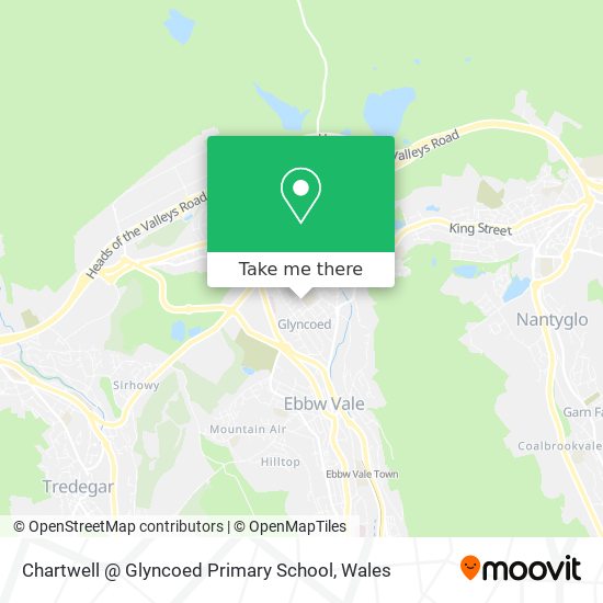 Chartwell @ Glyncoed Primary School map