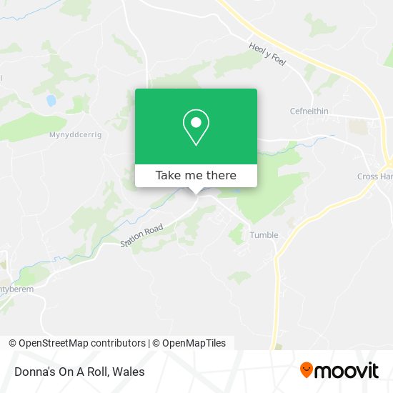 Donna's On A Roll map