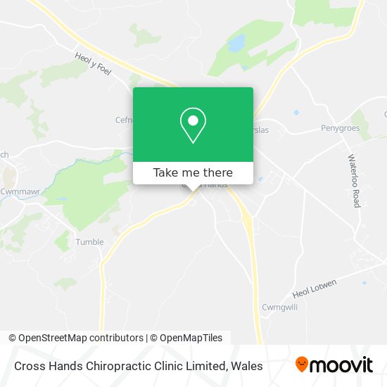 Cross Hands Chiropractic Clinic Limited map